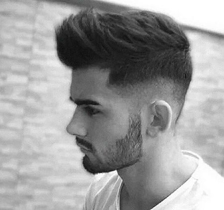 Mens Hairtyle Shaved Sides, Fade Hair Sides Shaved